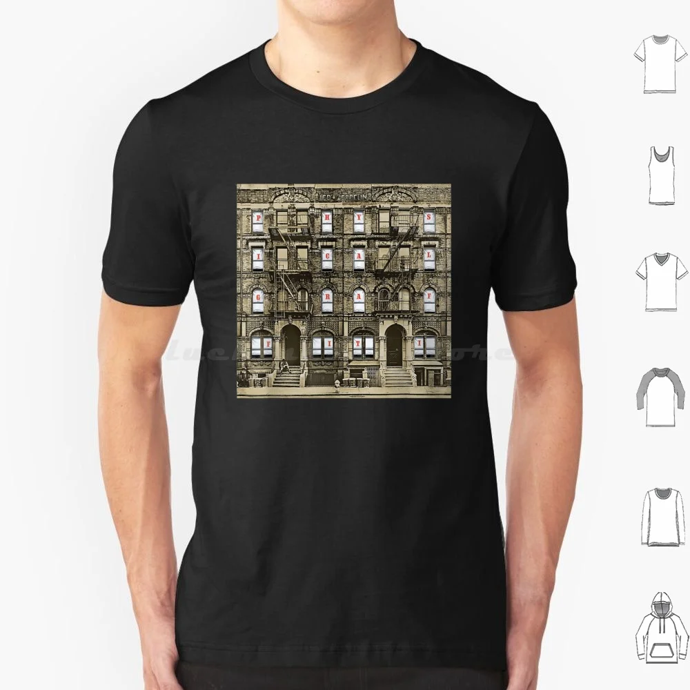 Camiseta Vintage física con grafiti gráfico de estilo artístico Zepelin, talla grande, 100% de algodón y rollo de la música, Rolling Heavy