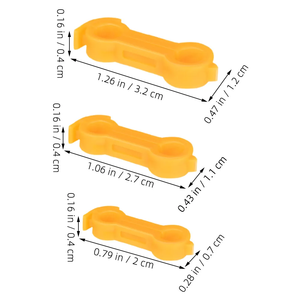 18pcs Chick Splay Brace Corrective Band For Baby Poultry Reusable Pvc Support Healthy Growth Chick Leg Support Band Baby Poultry view 5