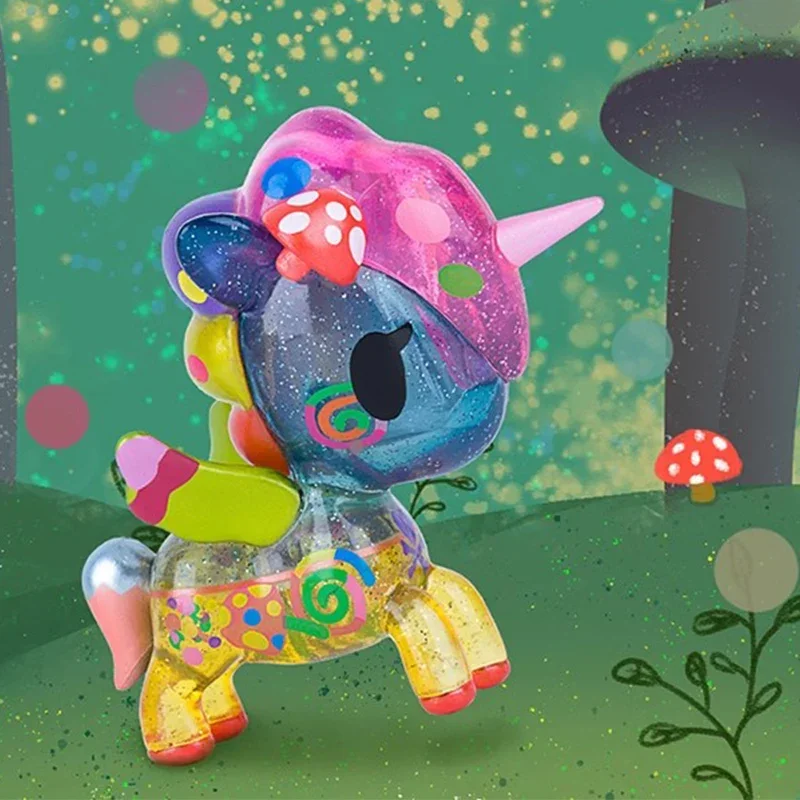 Tokidoki Unicorno Metallico Series 5 Series Blind Box Toys for Girls Figure Action Surprise Box Kawaii Model Birthday Gift