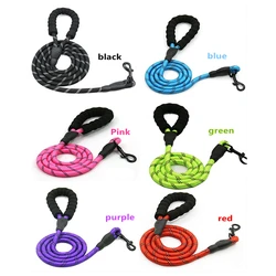 Luminous Beautiful 1.5M Nylon Safety Buckle Dog Pet Leash High Quality 02