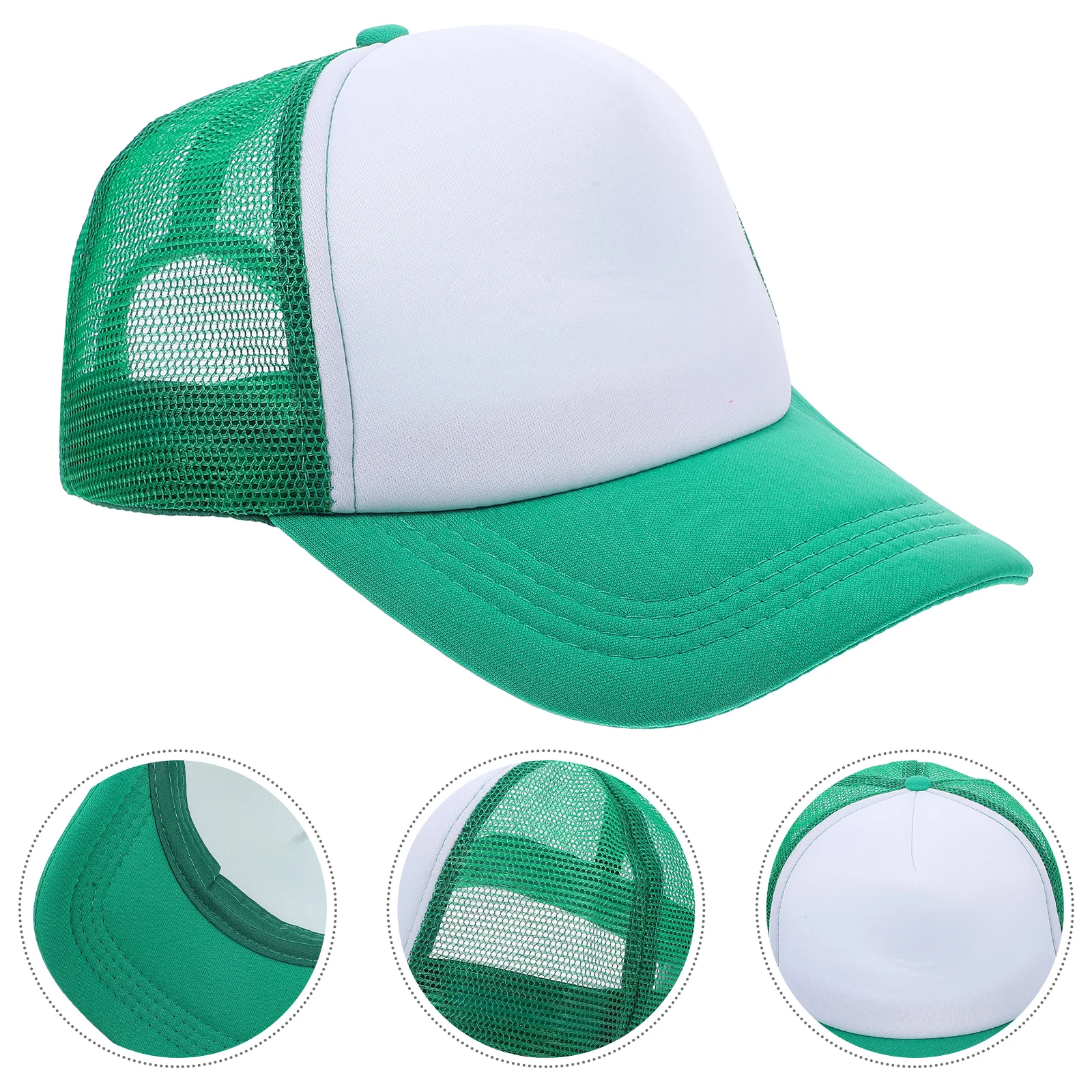 

10pcs Black Blank Mesh Baseball Caps Sublimation DIY Heat Transfer Hats Polyester PVC One Size Fits Men Women