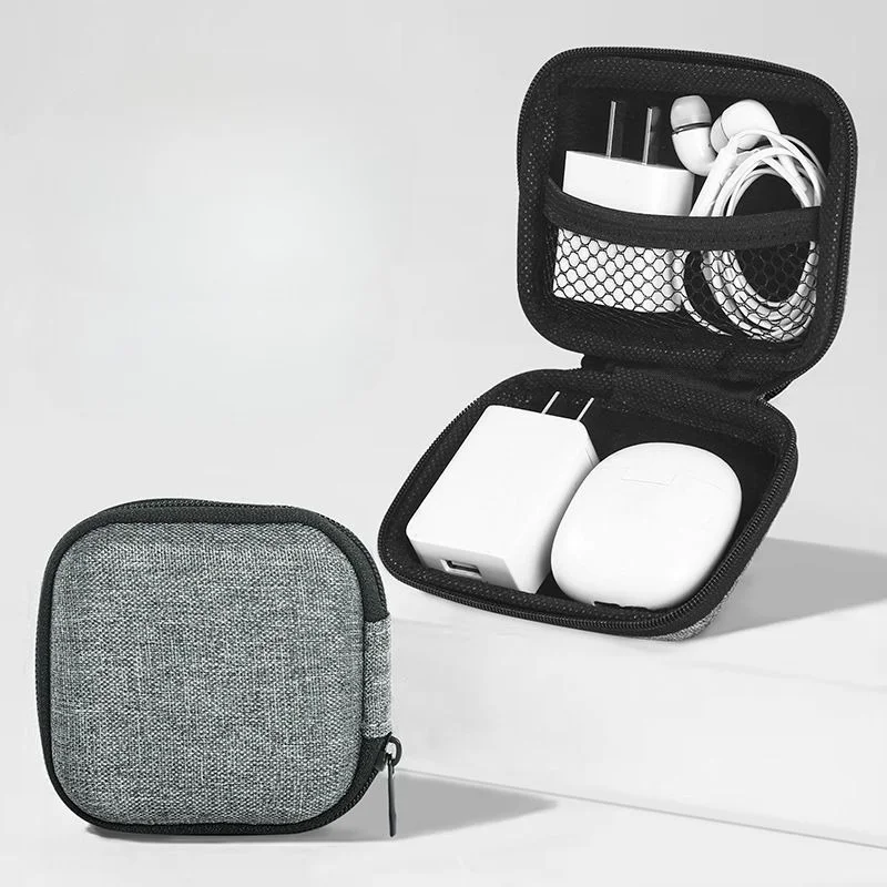 1pc Headset Storage Bag Data Cable Storage Box Charger U Disk Multifunctional Digital Accessories Portable Bag
