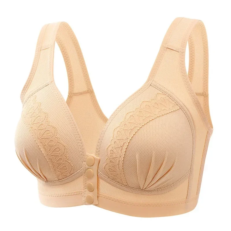 Sexy Front verschluss BH Frauen Front befestigung BH drahtlose BHs für Frauen Push-up Dessous plus Größe Büstenhalter kein Stahlring BH