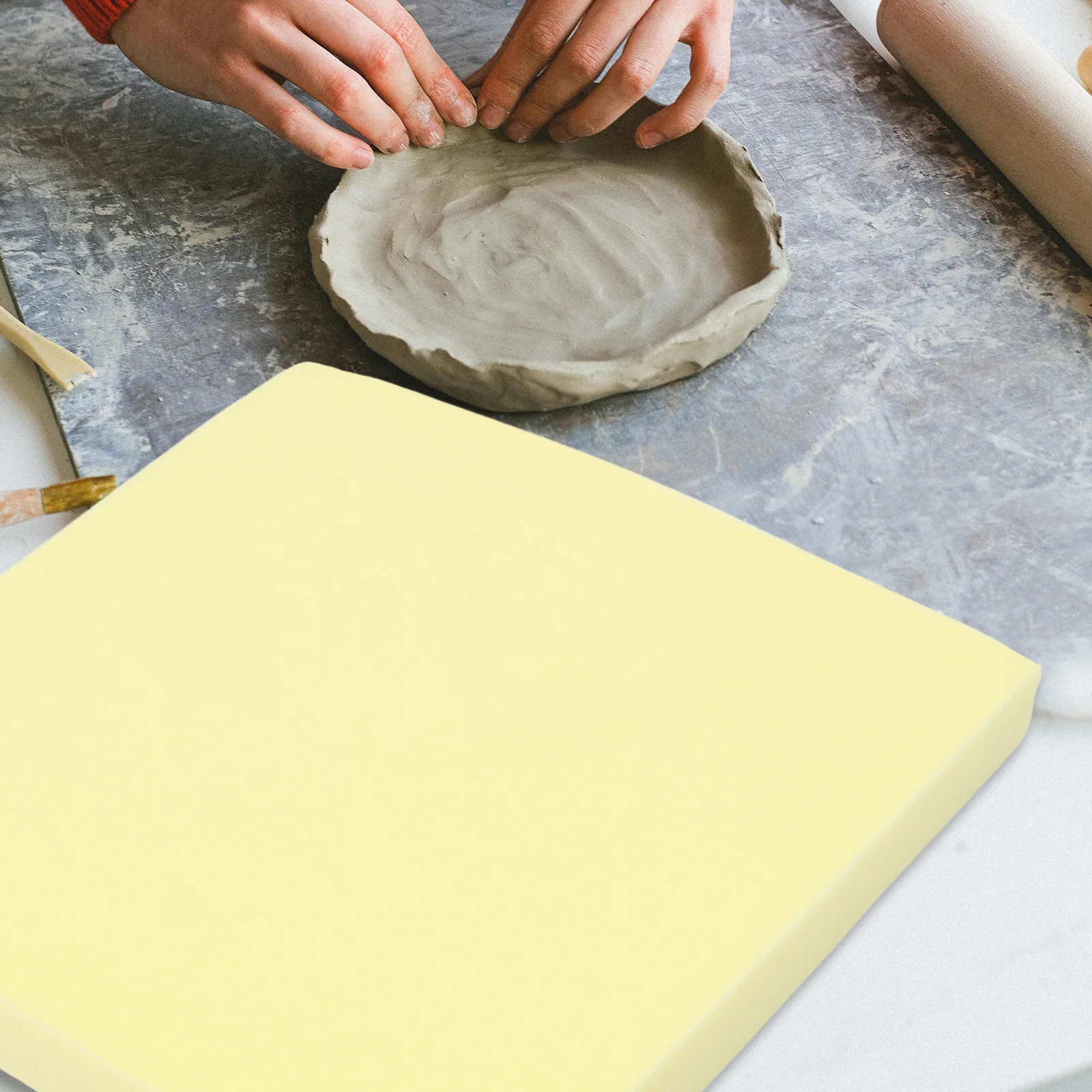 

Pottery Sponge Table Mat High-Density Thickened Absorbent Cushion For Ceramic Craft Clay Sculpture Water Cleaning Pad
