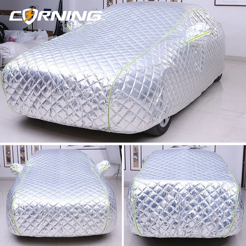 Copertura Parabrezza Antineve E Antigelo – 200x70/100 Cm, Rivestimento Doppia Faccia, Ventose Incluse, Per Auto, SUV E Camper