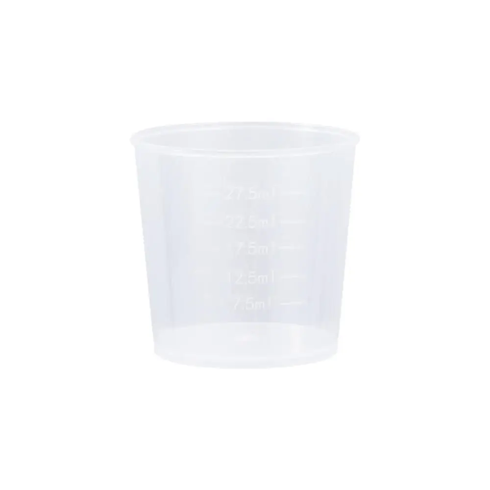 

1oz/30ml Medicine Pills Transparent Plastic Graduated Cups Container Measuring Tool Scale Cups