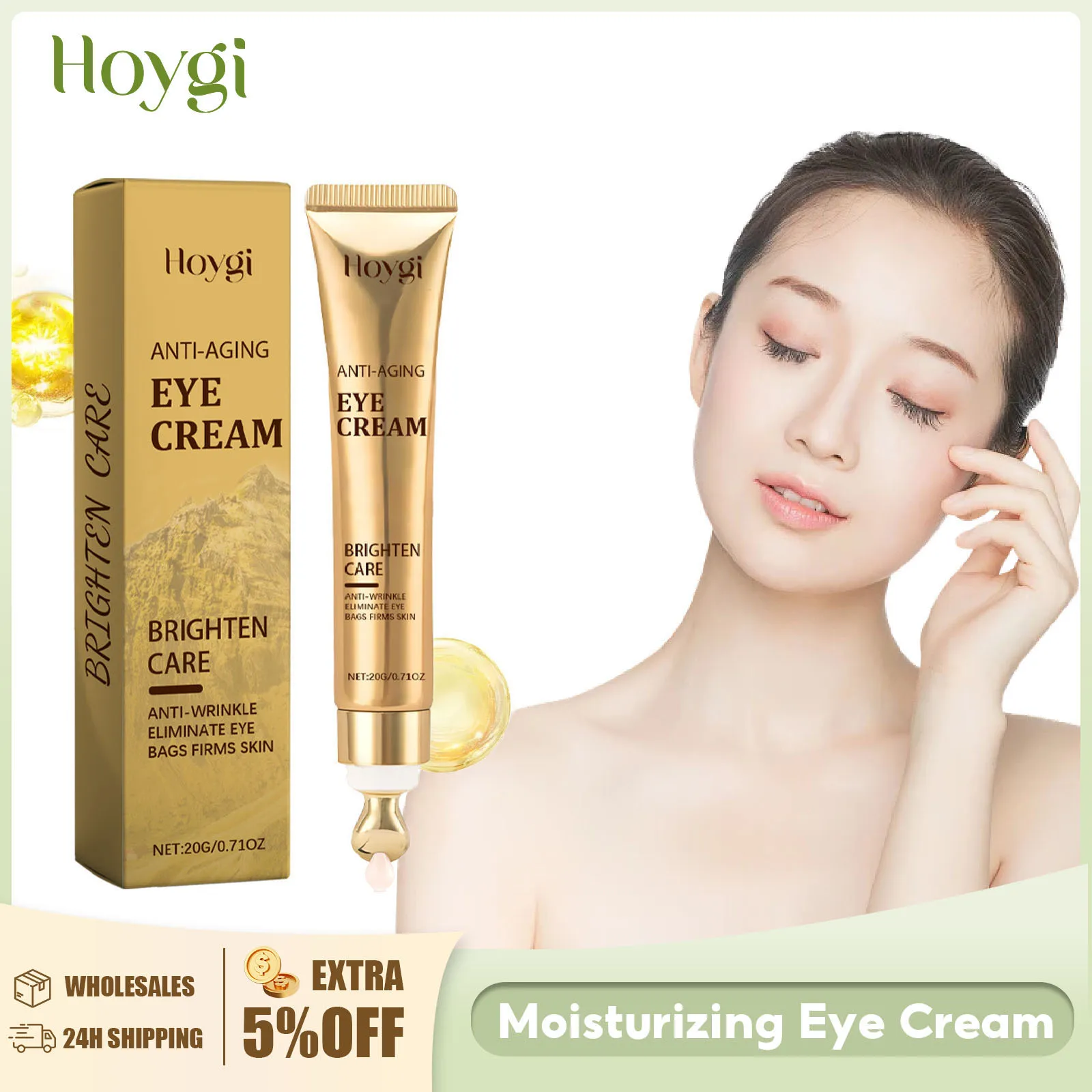 

Firming Eye Cream Lifting Eye Bag Dark Circle Removal Fade Fine Line Against Puffiness Deep Moisturizing Nicotinamide Eye Cream