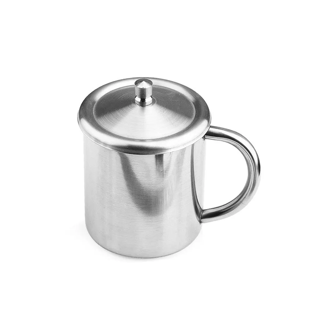 

2Pcs Portable Stainless Steel Lids Leakproof Tumbler Lid Replacement Cup Covers for Travel Mugs Mug Cover Mug Lid