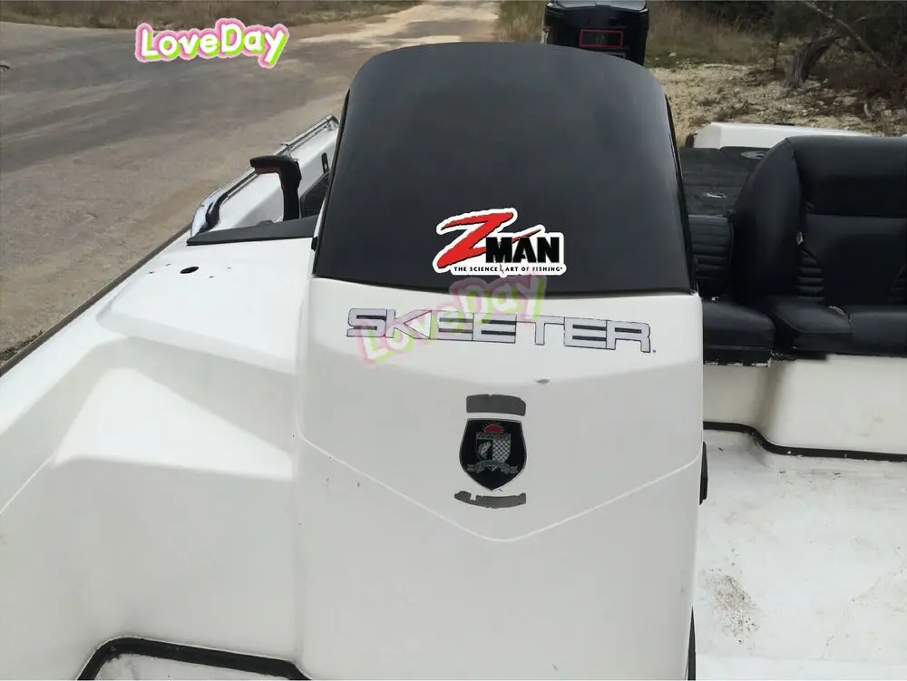 ZMAN / Z-Man ملصق فن الصيد العلمي شعار الفينيل السحر ملصق نافذة السيارة ملصق قارب سريع