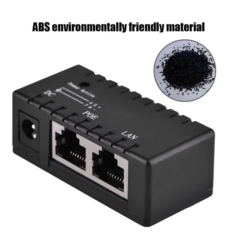 

10/100 Мбит/с 5 В-48 В адаптер питания POE Ethernet-инжектор сплит для интерфейса RJ45 для IP-камеры адаптер POE модуль аксессуары