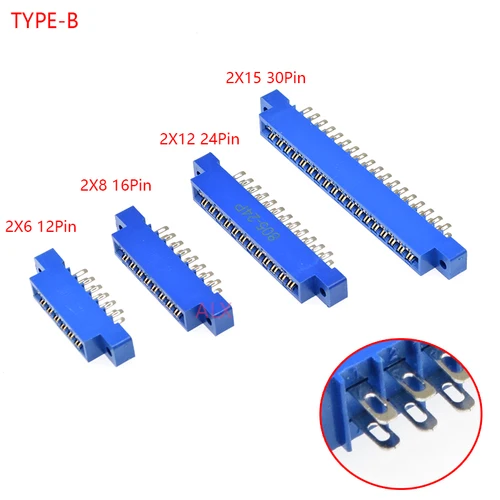 Imagen 2 del producto Conector de tira de 1/3 piezas, 805mm de paso, 12/16/20/24/30/36/44/56P/72 pines, Conector de borde de tarjeta de montaje PCB, 16P, 20P, 30P 36P 44P