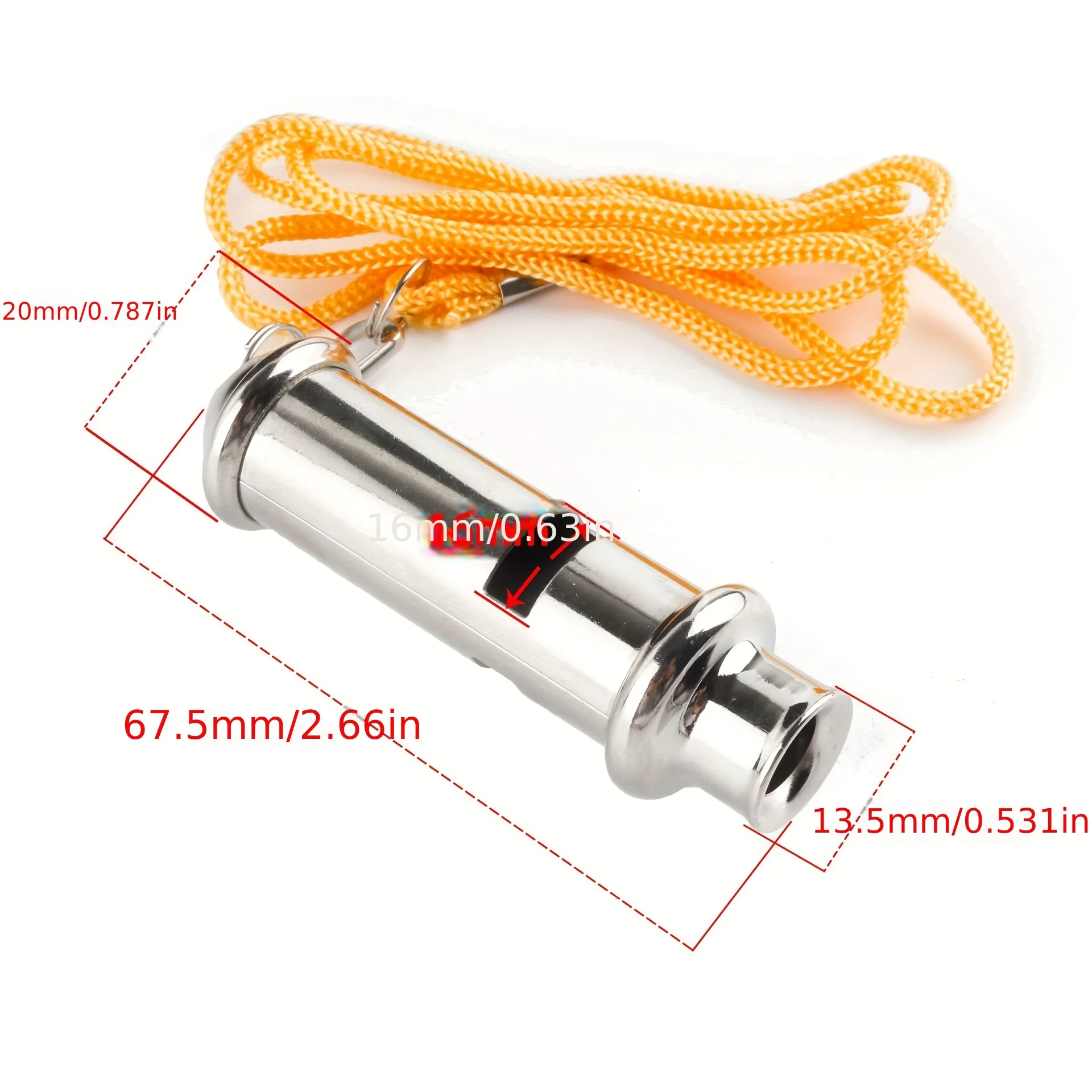 Whistle stainless steel high-frequency training whistle police traffic command outdoor pet training referee whistle