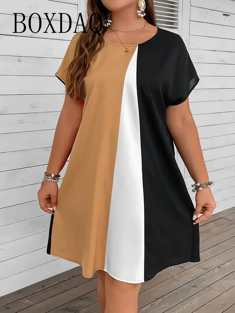 Рисунок 2 - Женское платье больших размеров с принтом