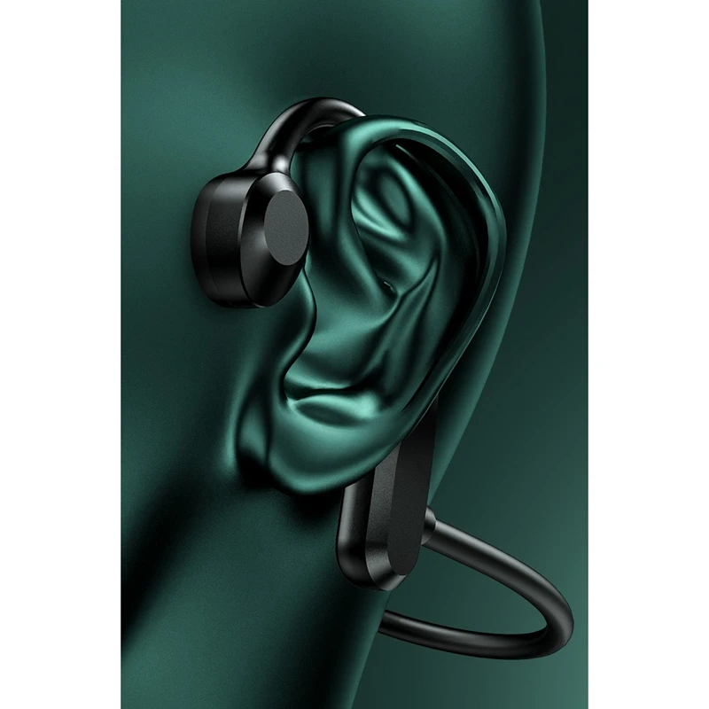 Наушники с костной проводимостью Bluetooth 5.0 Hi-Fi стерео с микрофоном Водонепроницаемые спортивные наушники для бега и спорта