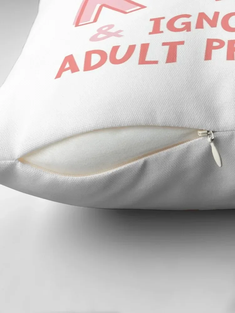 I just want to listen to kpop and forget about my adult problems Throw Pillow Couch Cushions Throw Pillow Pillow