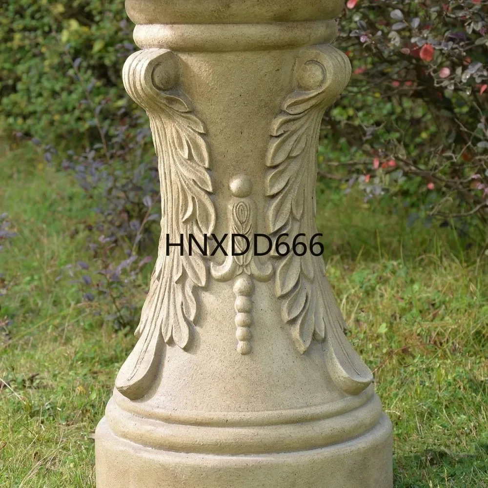 High Sandstone 3-Tier LED Outdoor Floor, Fountains   Bird Baths