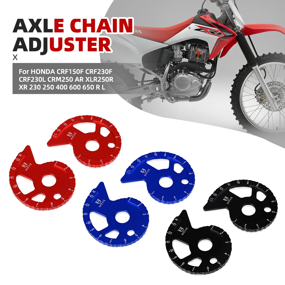 

XR 230 250 400 600 650 R L Motorcycle Chain Guide Adjuster Regulator Kit For HONDA CRF150F CRF230F CRF230L CRM250 AR XLR250R