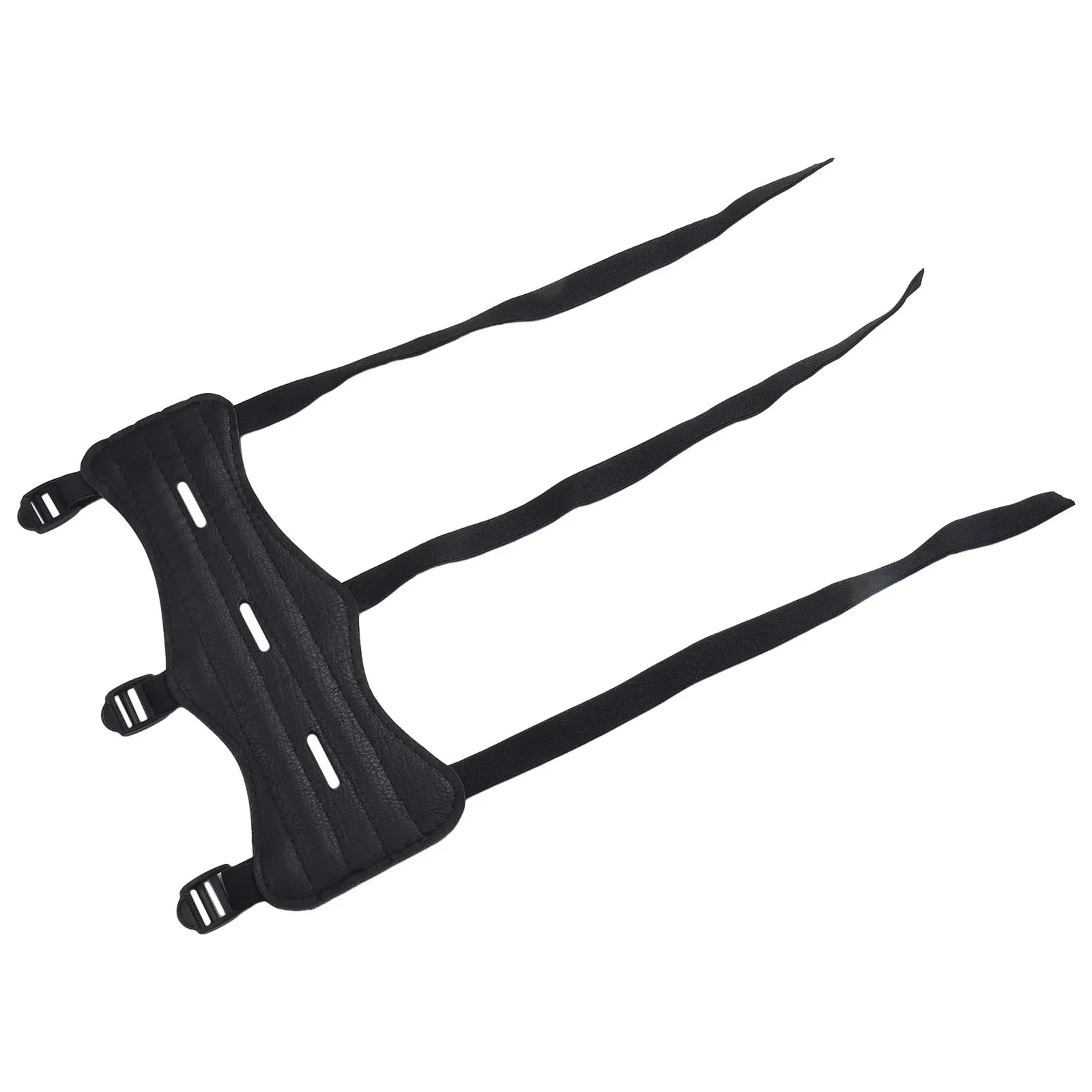 Guard Armguard Arm Guard Archery-arm Guard 22*8*0.3cm 3 Strap Double-Layer Leather Forearm Leather Long-term Training