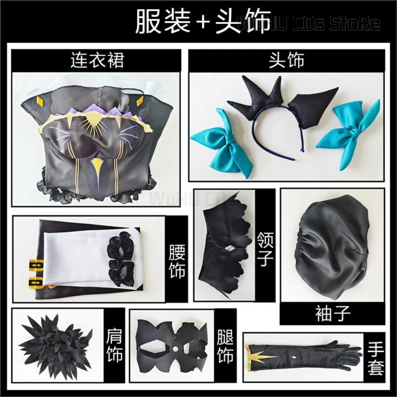 Anime Game FGO Fate/Gd Order Space Ereshkigal Cosplay Stage 2 Costume Wig Lolita Uniform Adult Woman Halloween Girls Fancy Dress