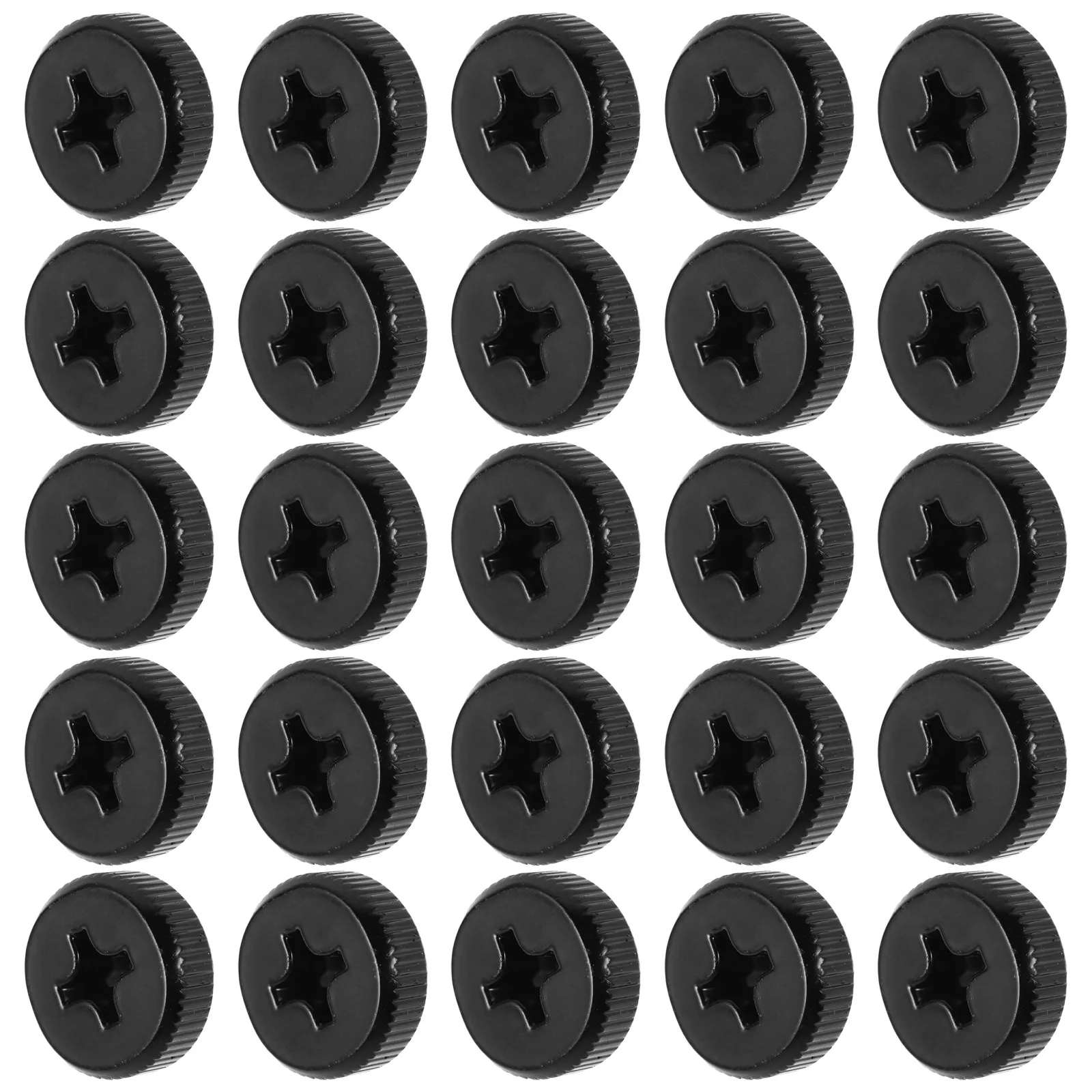 50Pcs Computer Case Thumb Screws 3.4x5mm Wear-Resistant Metal Fastener Set for Pc Building DIY Repair Desktop Case Cover