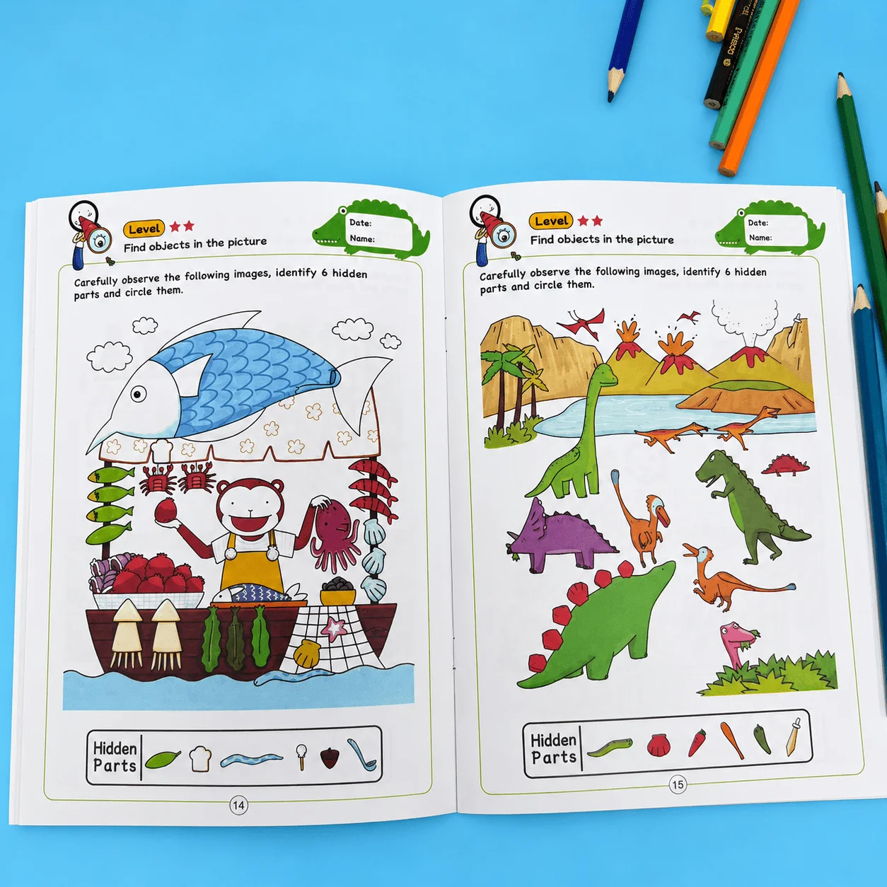 Hidden Picture Puzzles: Look & Find Activity Book – Advanced Observation & Focus Training for Kids