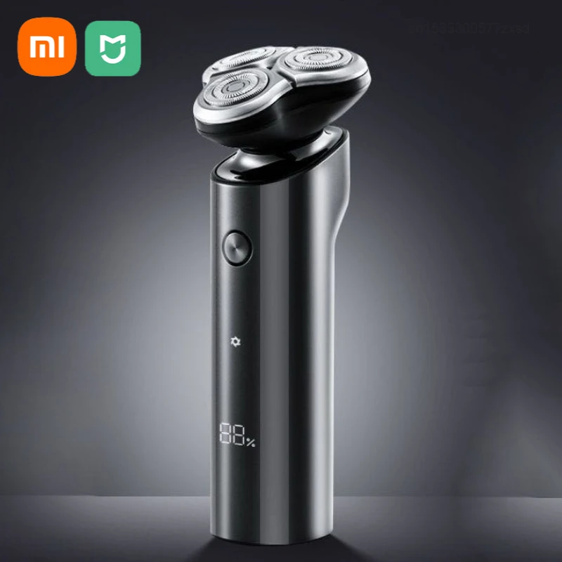 xiaomi-mijia-s500-電気シェーバートリプルブレードトリマー男性ポータブルドライウェットシェービング洗えるひげヘア切断機かみそり