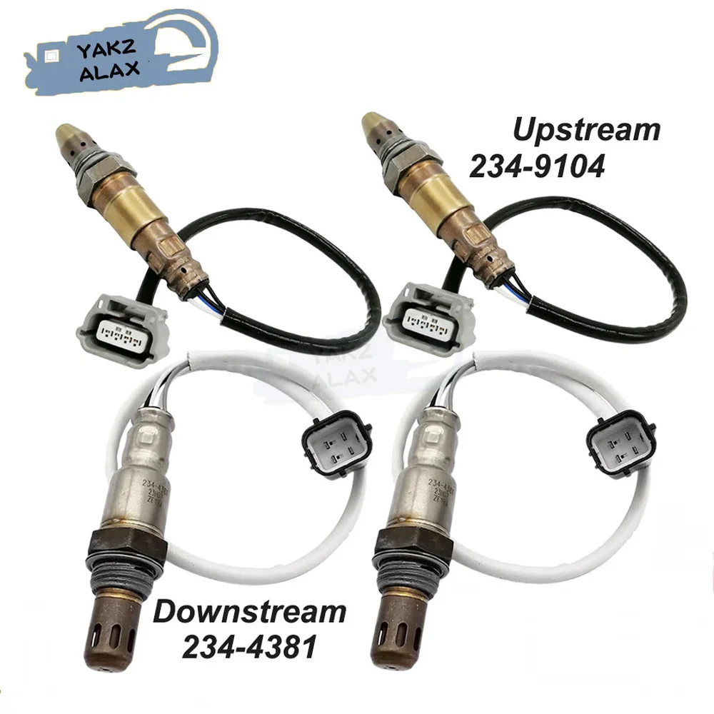 4Pcs 234-9104 234-4381 Lambda Oxygen O2 Sensor 2012 2013 2014 2015 2016 2017 Nissan NV2500 NV3500 5.6L V8 Upstream Downstream