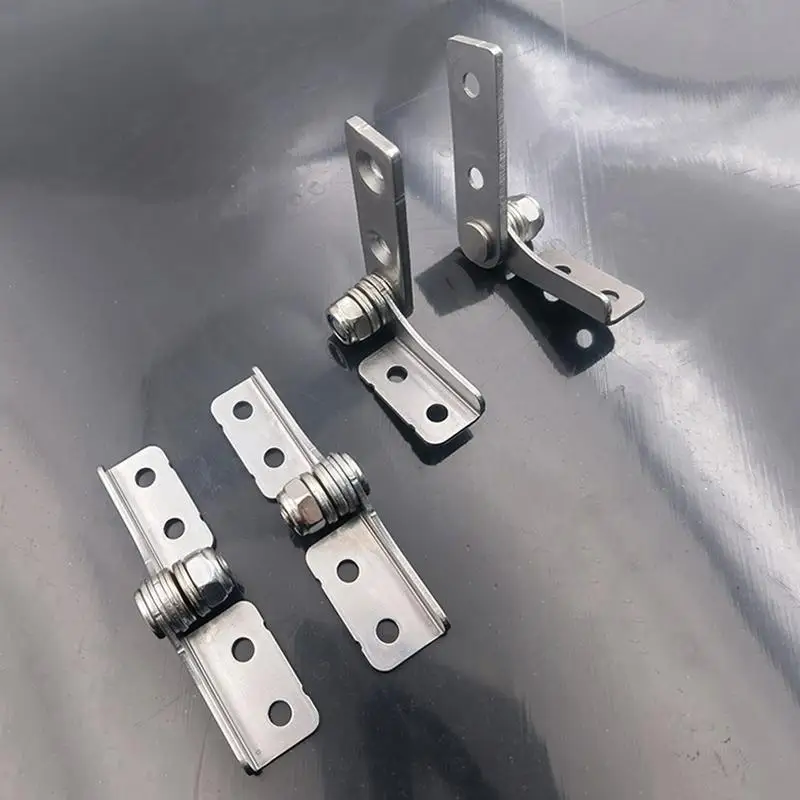 1Pcs of No frame Hinge, 304 Stainless Steel, Adjustable Damping Design for Optimal Positioning