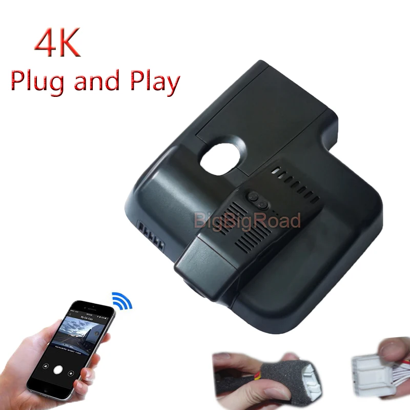 For Cadillac ATS XTS XT4 2015 -2018 Buick Encore 2020 4K Plug And Play Car Wifi DVR Video Recorder Dashcam Camera FHD 2160P