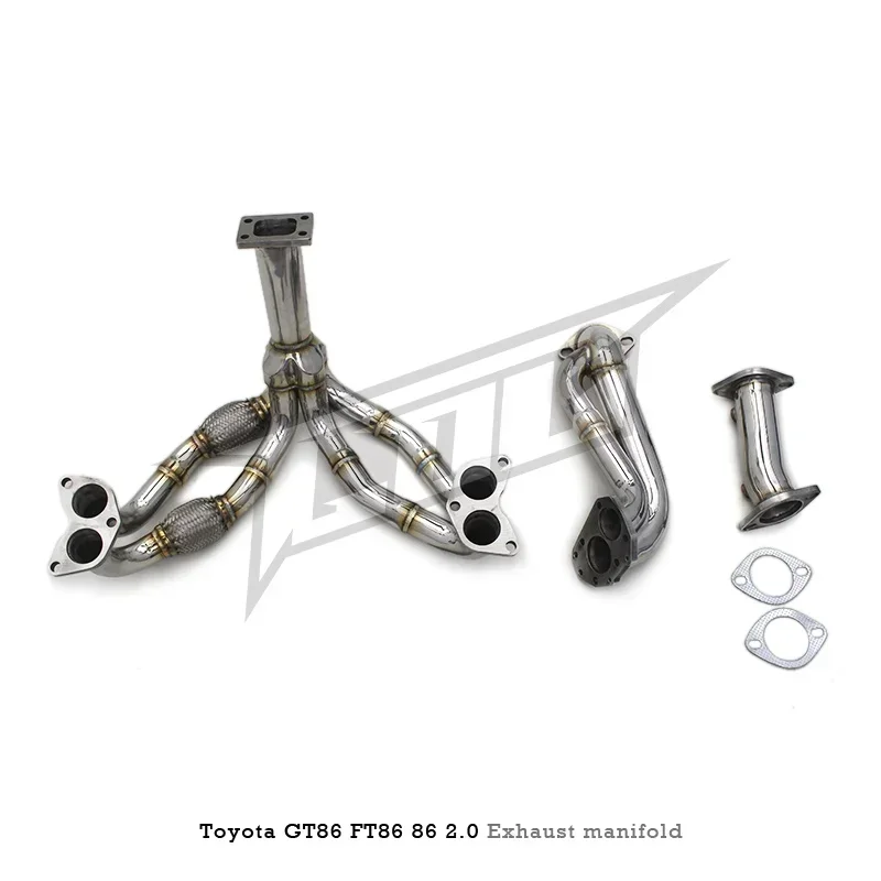ส่วนแรกของท่อเหล็กกล้าไร้สนิมสำหรับ86/GT86/FT86 2.0 2014-2023ท่อร่วมไอเสีย Isometric fro