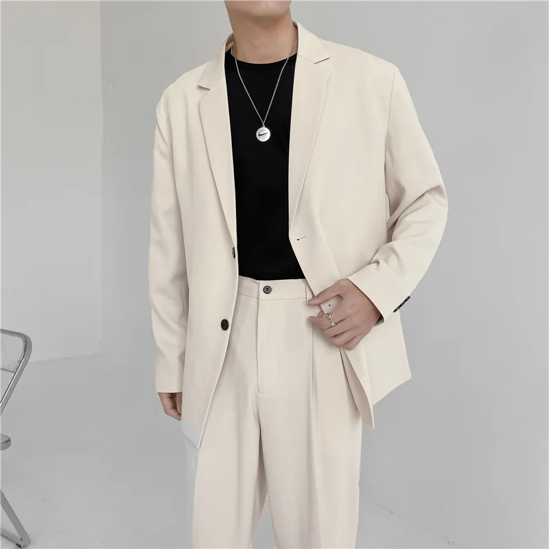 Trajes informales para hombre, chaqueta de dos piezas con un solo pecho, pantalones hechos a medida, fiesta, ocasión Formal