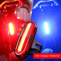 Fiets Achterlicht Mtb Rood Licht Fiets Achterlicht Fietsverwarming Veiligheidslamp Usb Oplaadbare Led Fiets Fiets Accessoires