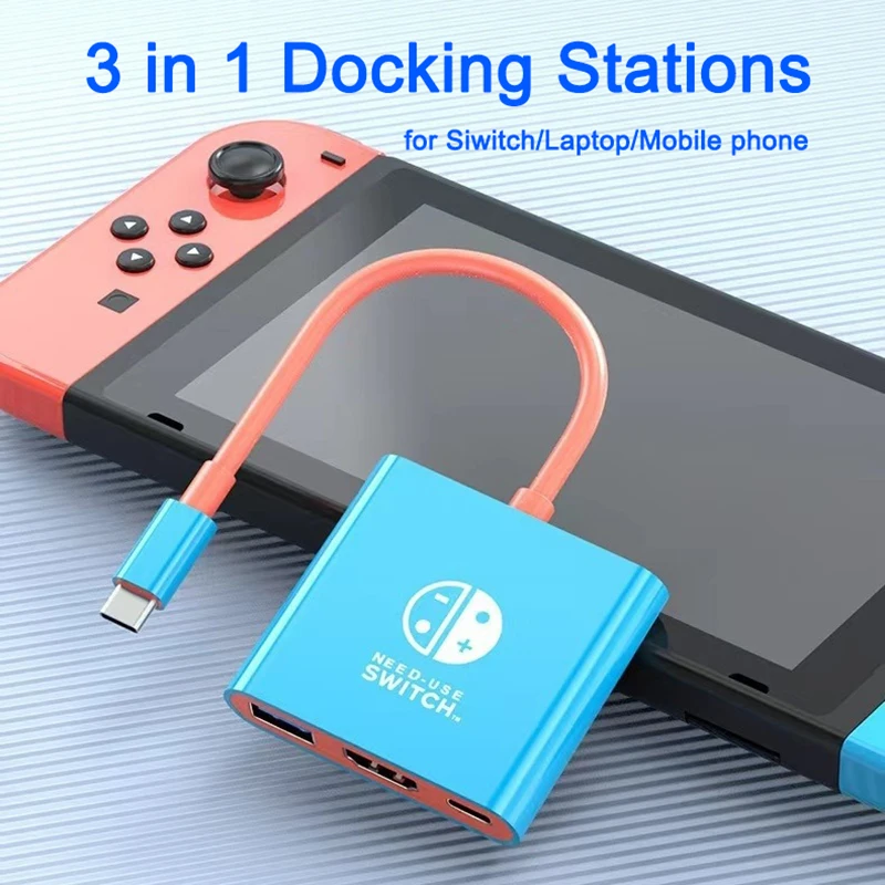 

Док-станции для ноутбука Siwitch, мобильного телефона 3 в 1, экран типа C к HDMI, проектор USB 3,0 HUB PD 100 Вт