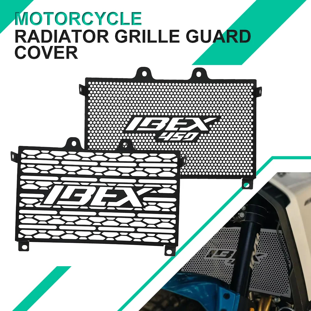 For CFMOTO Ibex 450 CF MOTO 450 IBEX 2024 2025 2026 Motorcycle Radiator Gille Guard Cover Protective Accessory Aluminium