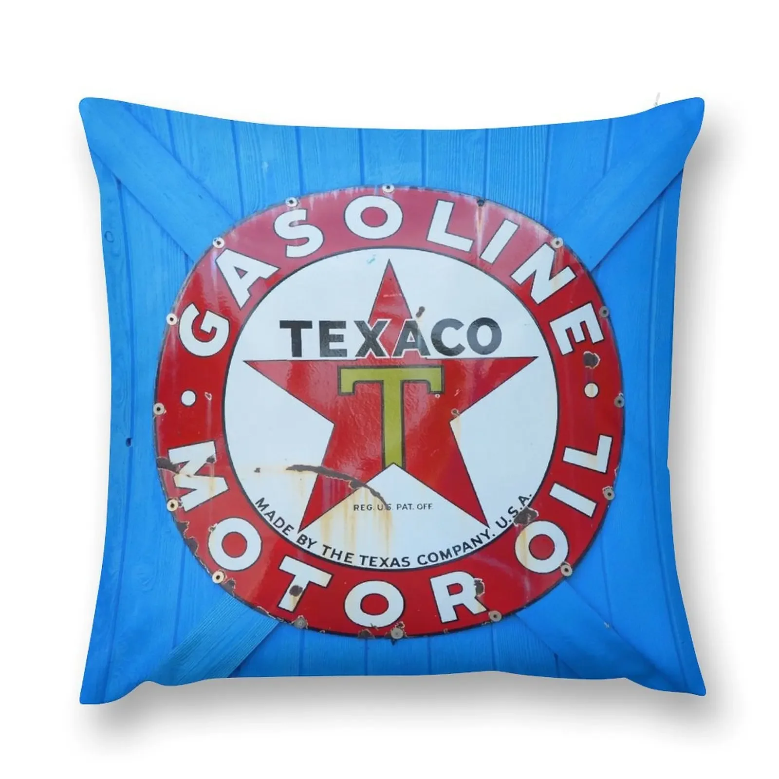 Texaco star Throw Pillow luxury decor Sitting Cushion Decorative pillowcase Anime pillow