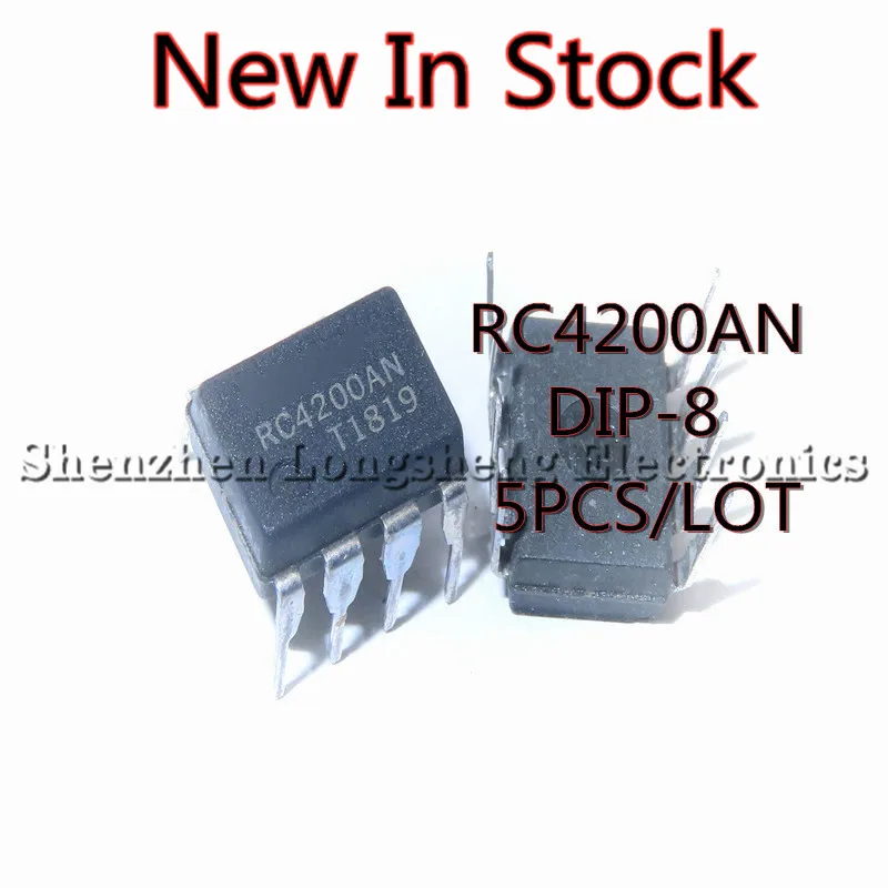 5PCS/LOT RC4200AN RC4200 DIP-8 analog multiplier New In Stock Original Quality 100%