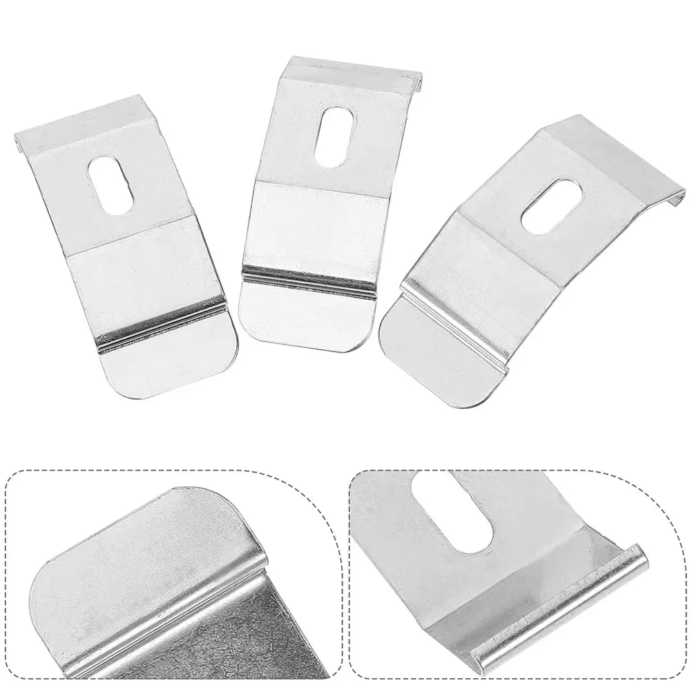 

6pcs Soft Gauze Curtain Top Code Clips Mounting Brackets No Drill Roller Shade Hardware Window Blinds Headrail Bracket Vertical