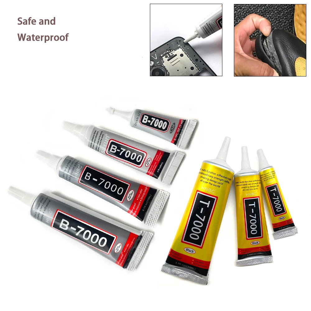 

B7000 Glue Clear Contact Phone Tablet Screen Repair T7000 Adhesive Universal Glass Plastic Glue With Precision Applicator Glue