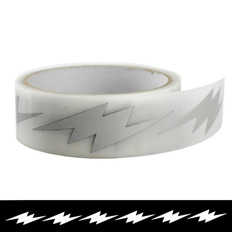 Safety Silver Reflective Tape Iron On Heat Transfer Vinyl Film Stickers DIY Tape For Clothing