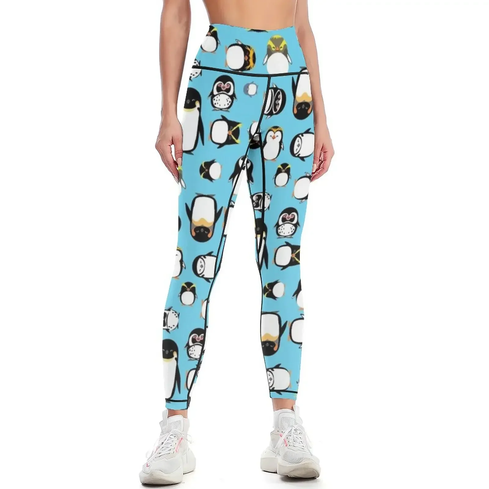 

Know Your Penguins Leggings Sweatpants Golf wear gym sportswear woman Leginsy push up Womens Leggings
