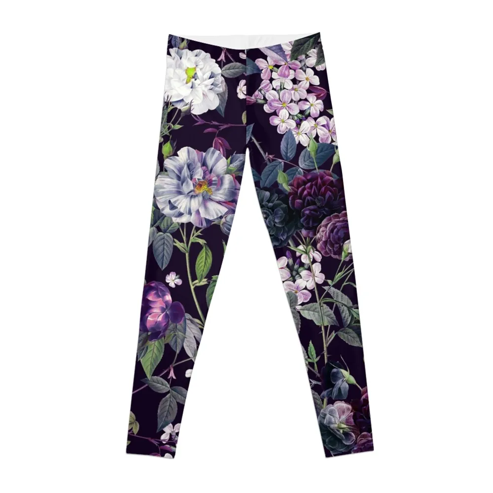 

Rose Garden - Night II Leggings workout shorts Women's push up flared Womens Leggings