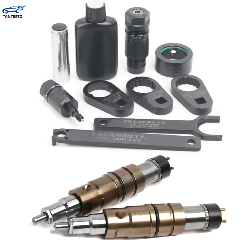 Common Rail Diesel Fuel Injector Repair Tools Solenoid Valve Removal Nozzle Cap Remove AHE Stroke Tool for Cummins ISX XPI