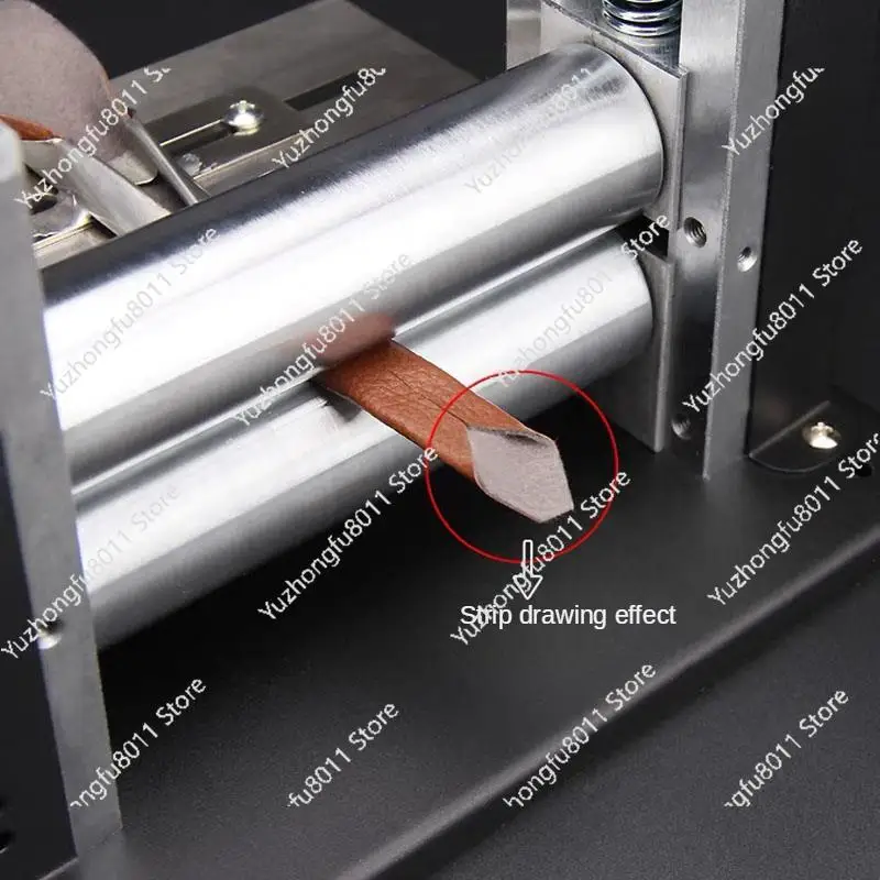 

Electric Small Leather Draw Machine, Manual Glue Dispenser Leather Press Laminating Machine Including 8 Pcs Pull Tube NEW