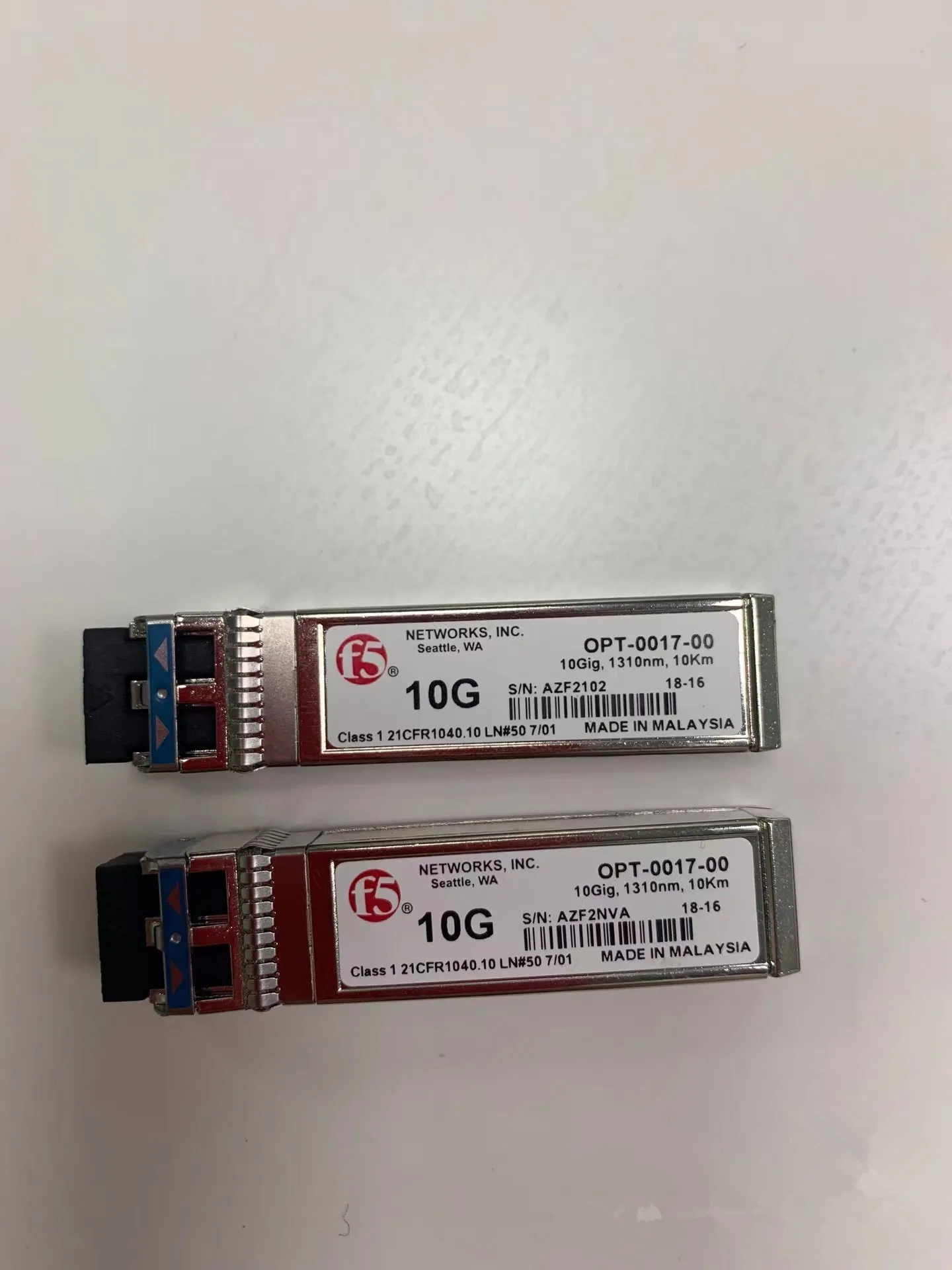 F5 10GB SFP Optical Fiber Module OPT-0017-00 1310NM 10Gig 10km/SFP 10KM 10G Transceiver Switch Single Mode