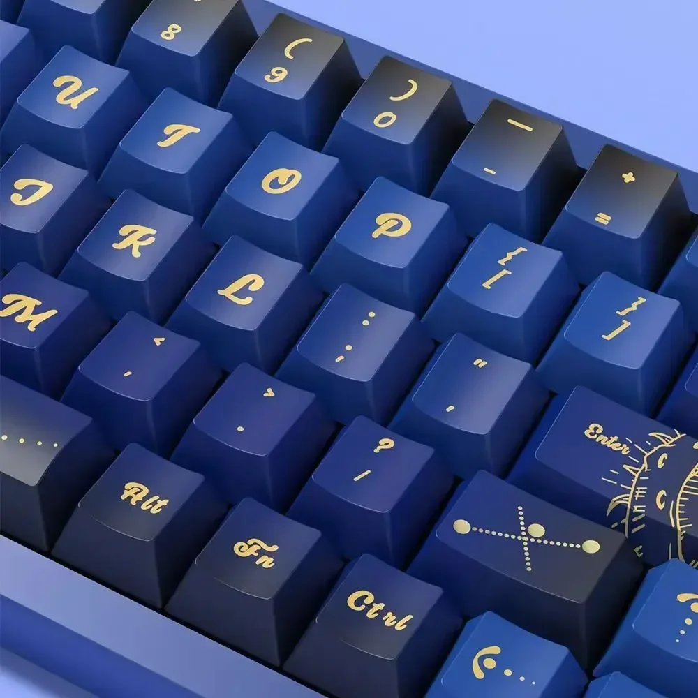 

Destiny, оригинальная тема, индивидуальные и креативные колпачки для клавиш PBT, горячая сублимация, оригинальная заводская высота, полный комплект