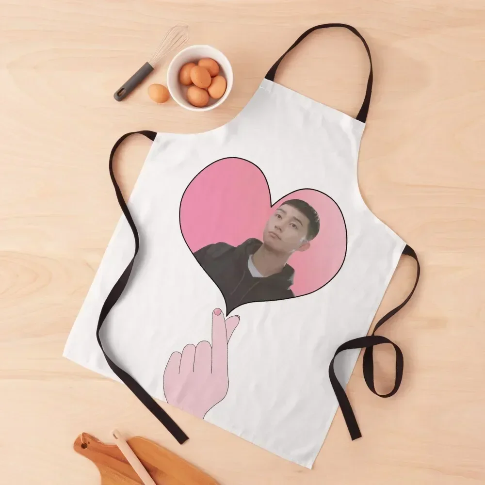 

Park Seo Joon Apron Waiter Uniforms Kitchen Apras For Women For Cosmetologist Chef jacket men Apron