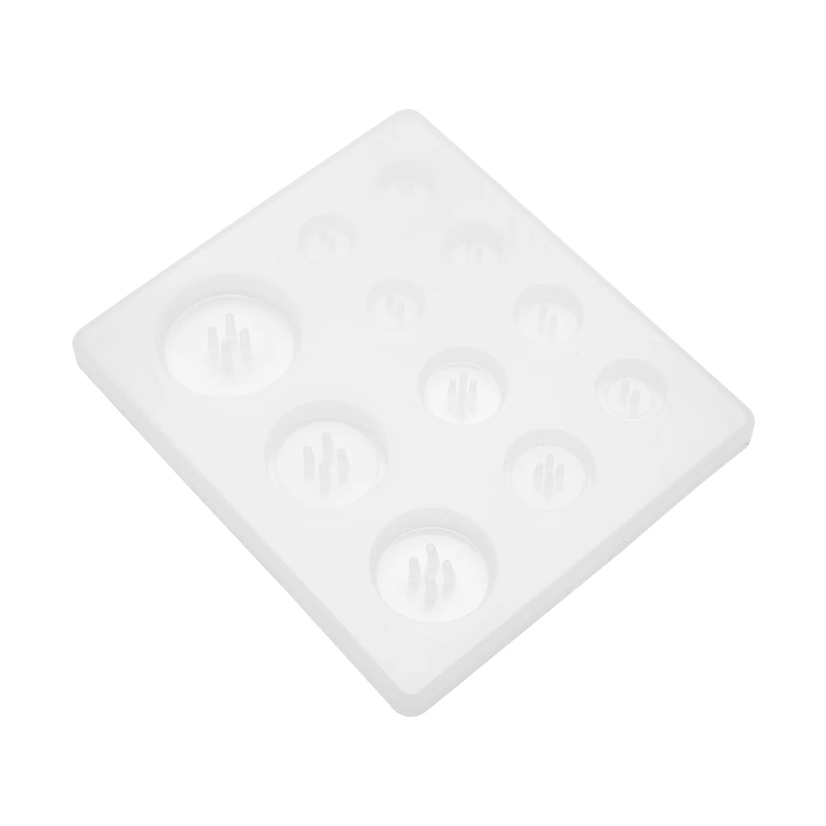 Качество! Силиконовая форма «сделай сам», пуговица из смолы, форма ручной работы из смолы с отверстием, кулон, глина, эпоксидная подвеска для брелков, принадлежности