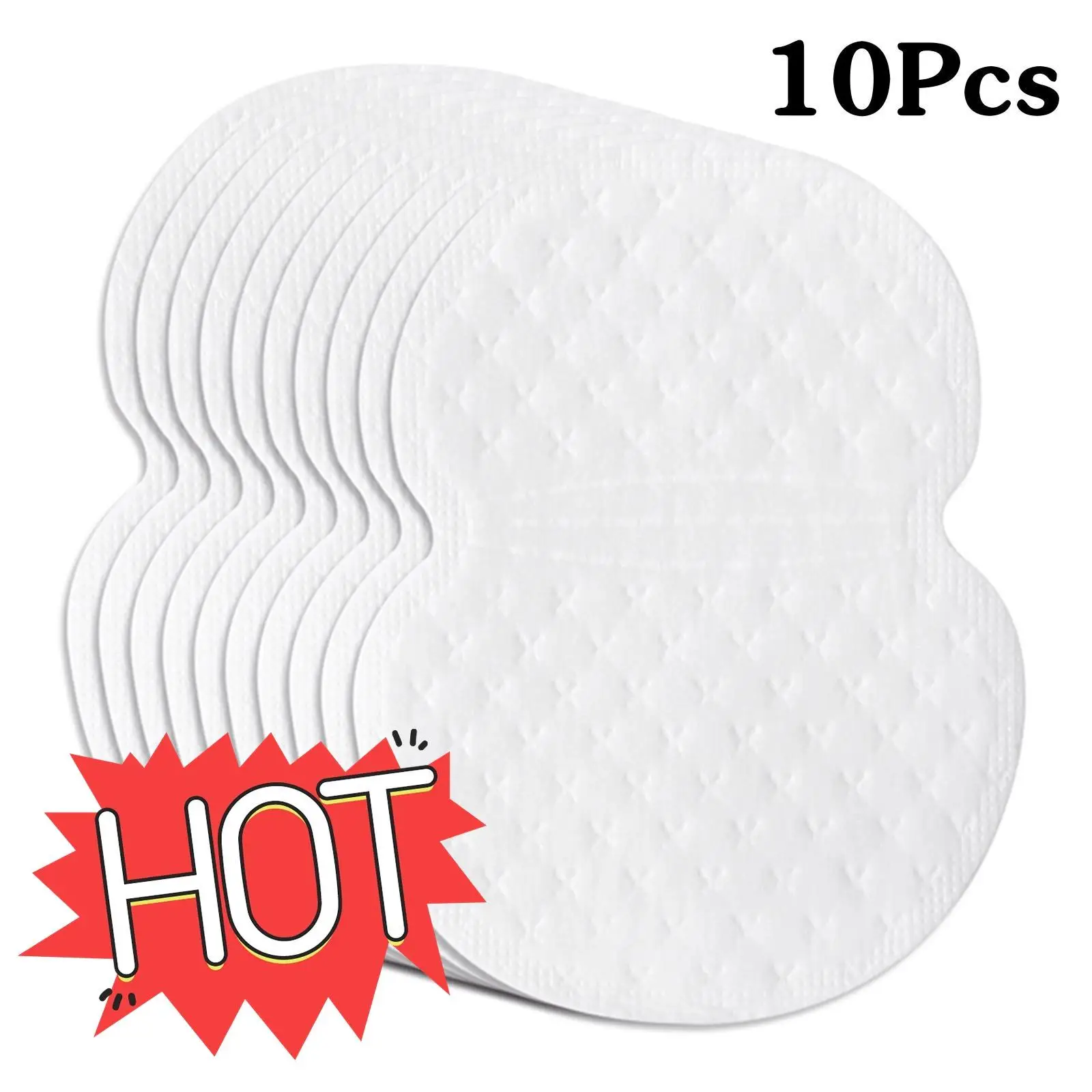 

10PCS Underarm Sweat Pads Summer Underarm Deodorant Anti Perspiration Sweat Pad Disposable Armpit Absorb Sweat Pad For Women Men