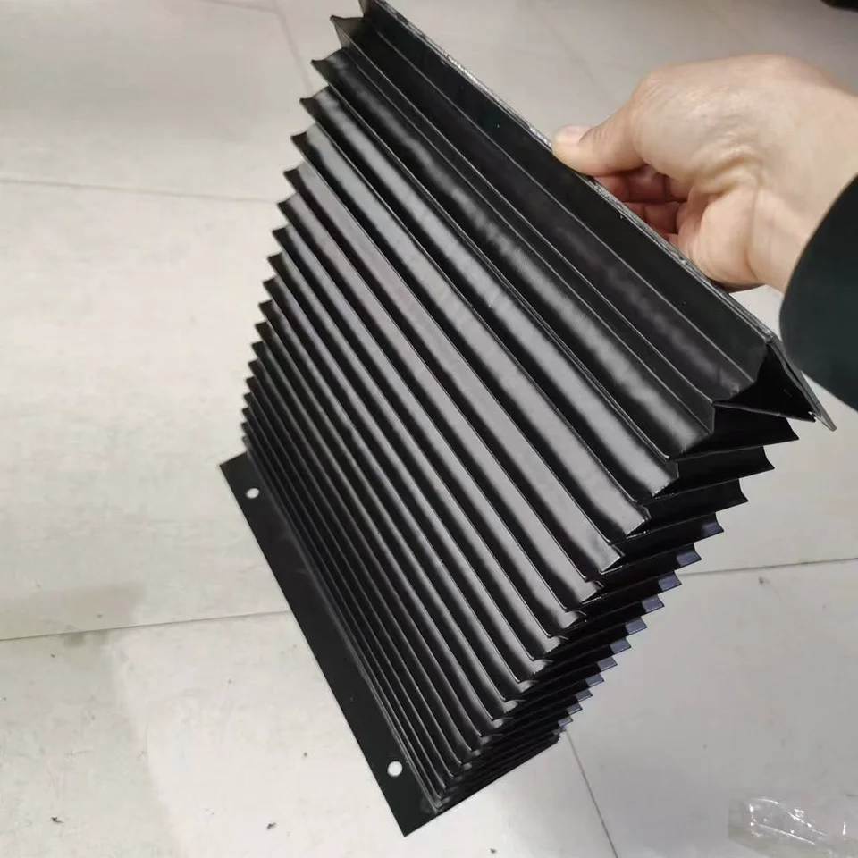 Guide shield type accordion bellows, inner: 185 mm x 35 mm ; Lmax 600 mm