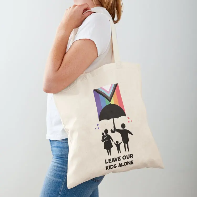 

Leave our kids alone Tote Bag canvas bags Canvas shoulder bag large tote bag custom canvas